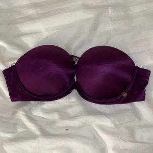 Satin Strapless Bra